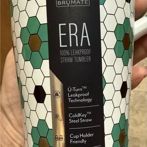 Anthropologie Gold and Black Floral Tile